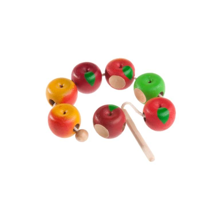 Montessori PoppyBabyCo Houten Appels Veter Speelgoed