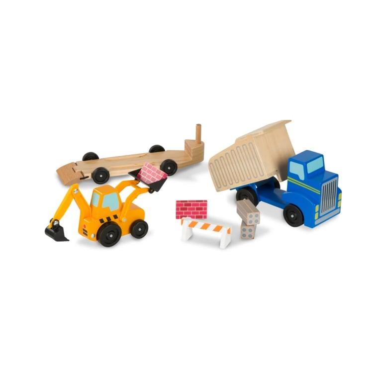 Montessori Melissa & Doug Vrachtwagen Speelgoed Kiepwagen en Lader