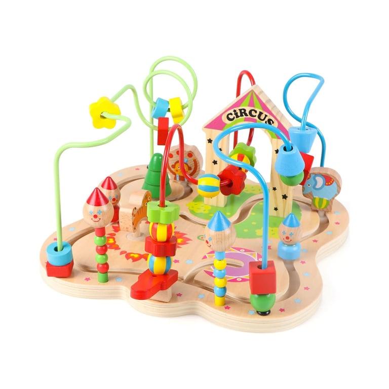 Montessori Joqutoys Large Wooden First Bead Maze 